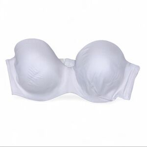 Ambrielle White Strapless Bra